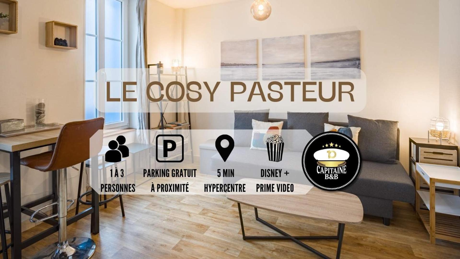 Le Cosy Pasteur 5 Min Hypercentre Parking Public Gratuit A Proximite Apartment Троа Екстериор снимка